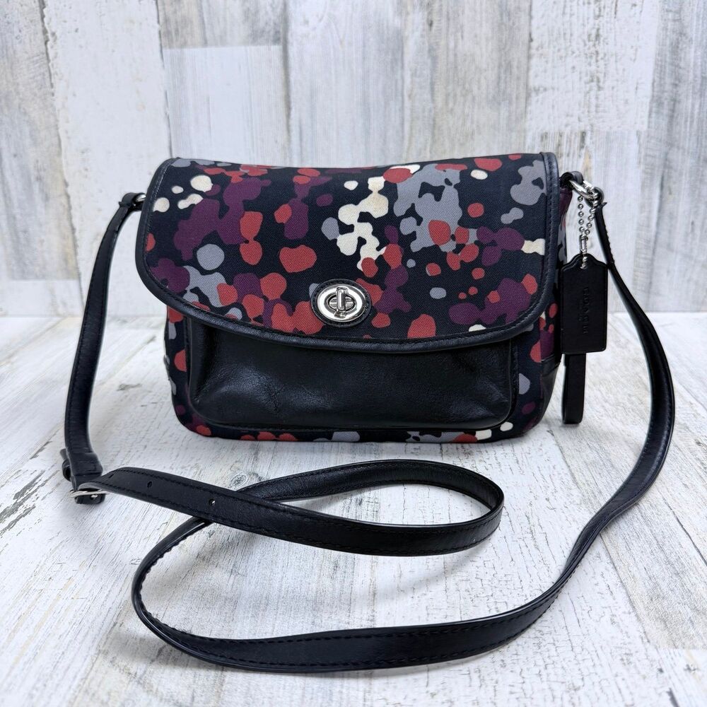 Coach Park Splatter Flap Crossbody
Bag G1420-F33333